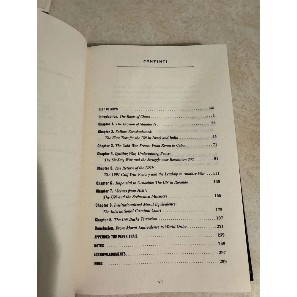 Tower of Babble Dore Gold 1st Edition Hardcover 2004 United Nations Politics